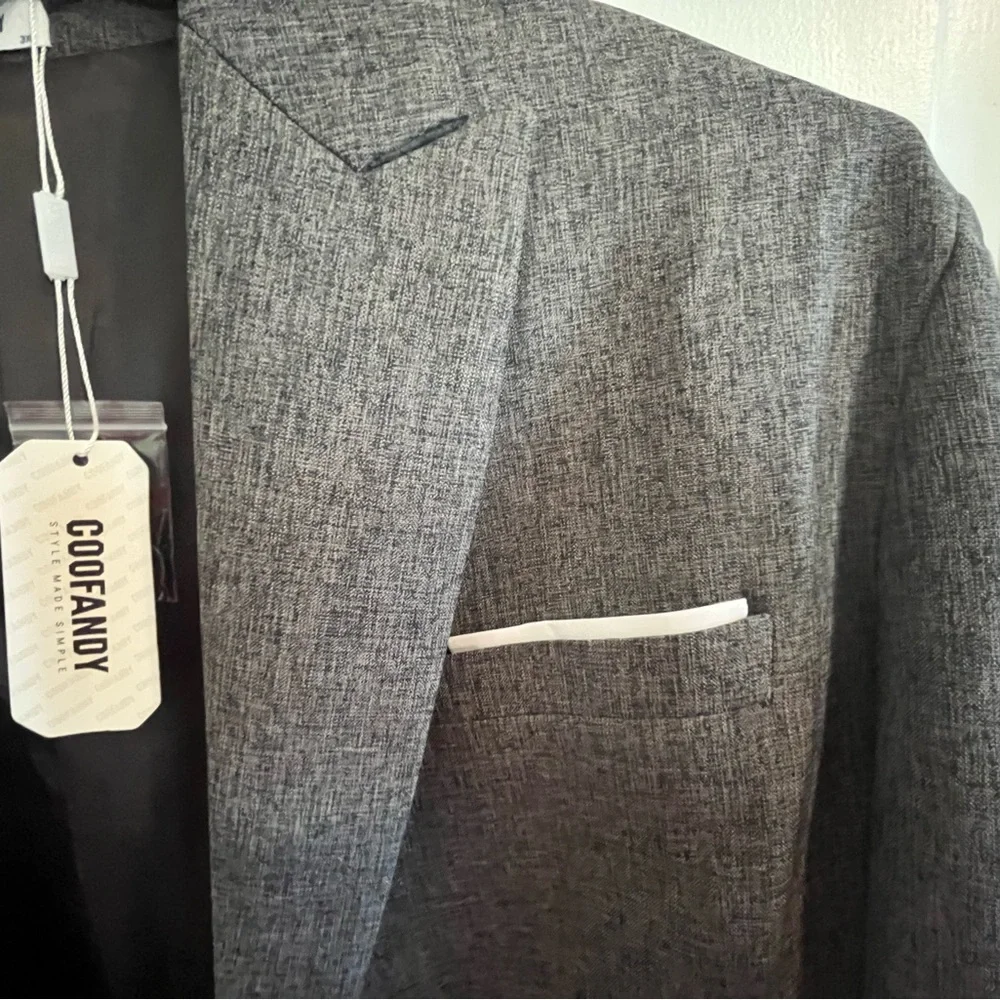 COOFANDY Mens Casual Suit Blazer Jackets Lightweight. 2 Button. 3xl